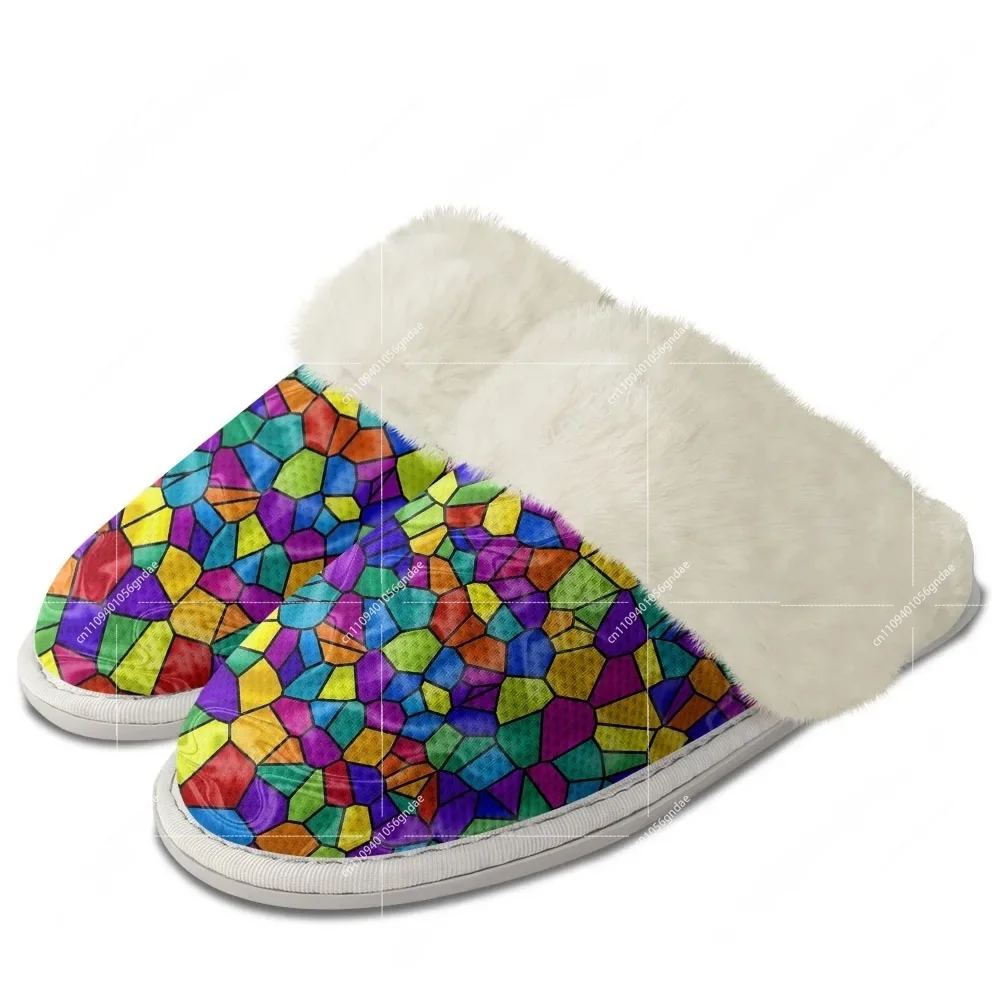 Custom Abstract Multicolor Plu - Men Shoes For Winter บทวิจารณ์และราคา