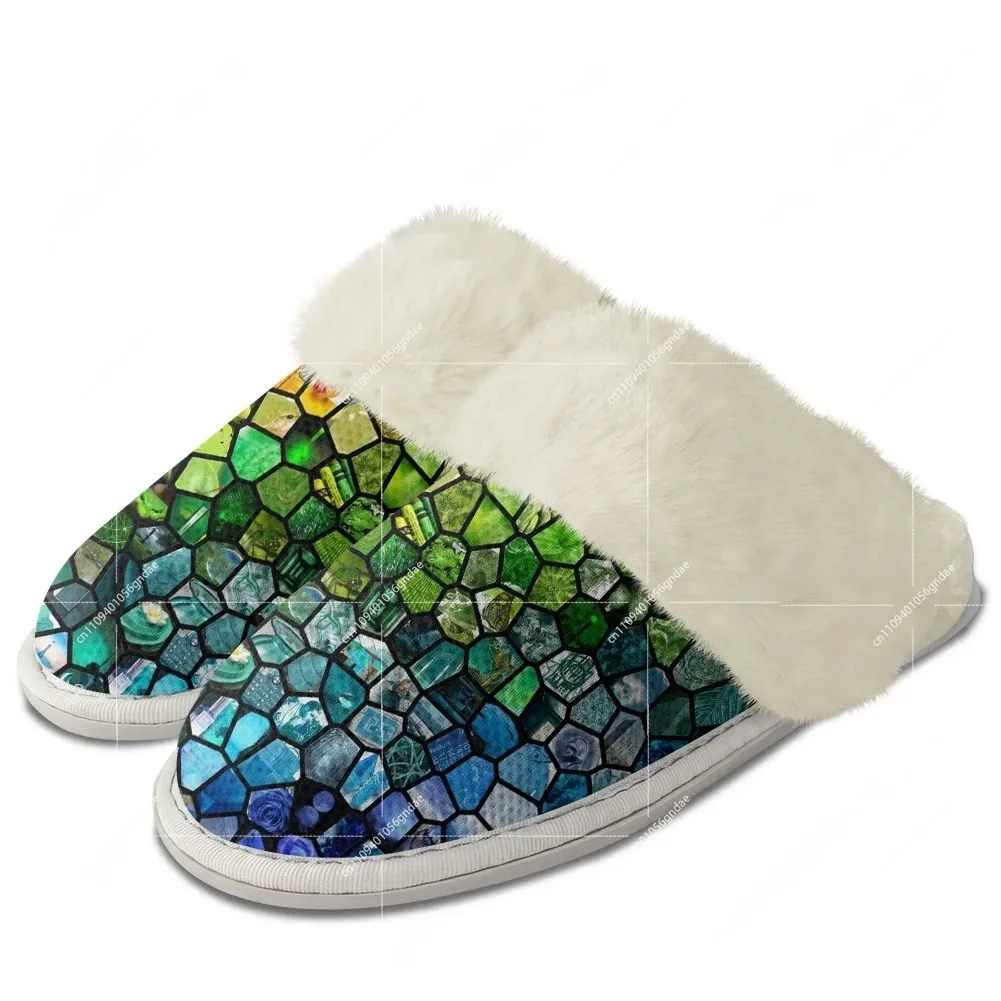 Custom Abstract Multicolor Plu - Men Shoes For Winter บทวิจารณ์และราคา