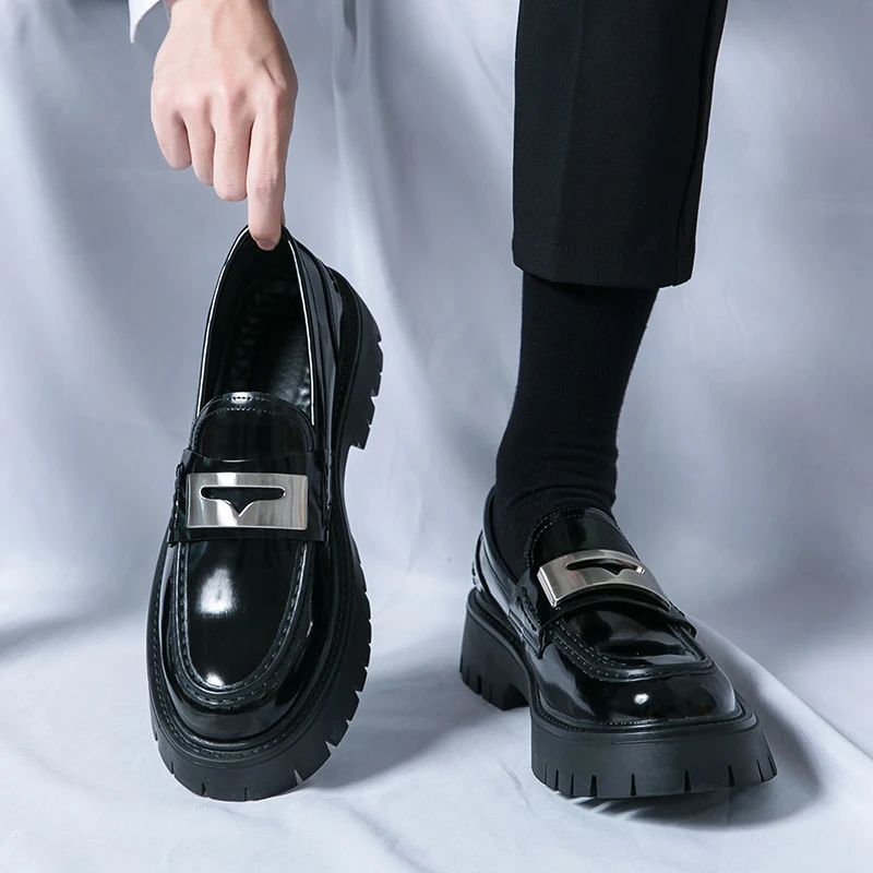 Platform New Men's Dress Leath - Men Shoes Prada บทวิจารณ์และราคา
