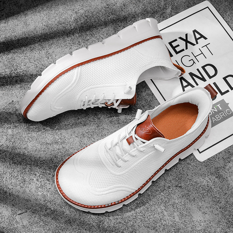Stylish Men Wide Box Shoes Bar - Men'S Shoes Loafers Casual บทวิจารณ์และราคา