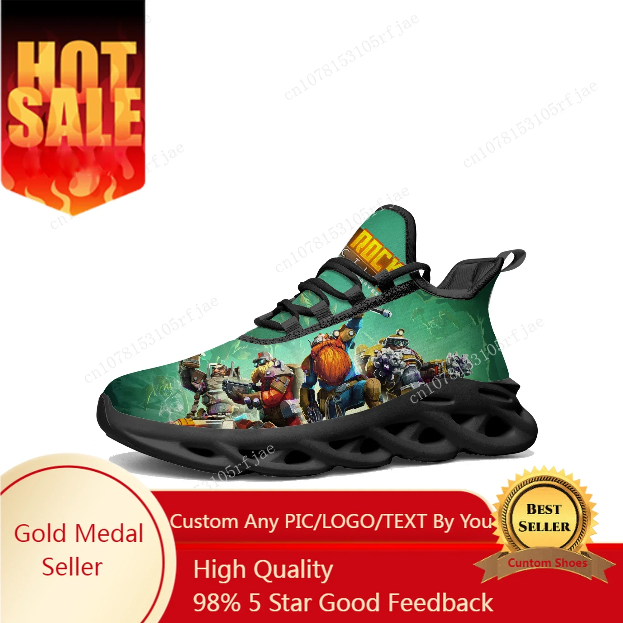 Deep Rock Galactic Flats Sneak - Men Shoes Sneakers บทวิจารณ์และราคา