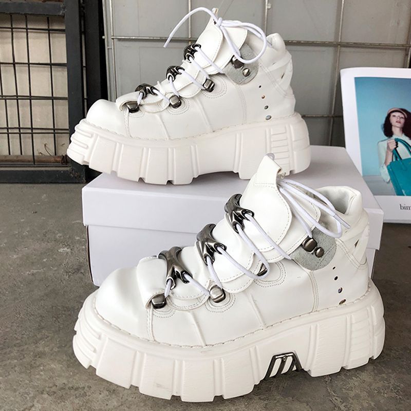 2026 Women Goth Leather Heavy  - Men'S Shoes Loafers Casual บทวิจารณ์และราคา
